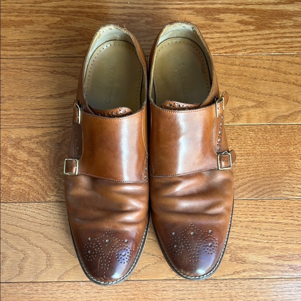 Cole Haan, Men’s Leather Monk dress shoes, size 11 M
